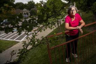 Susan Kohler, executive director of Missoula Aging Services, stands outside her office in August, 2020.